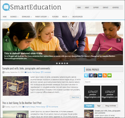 Smart education free-fast-blooger-template