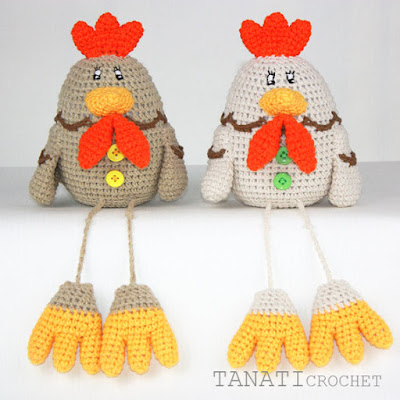 amigurumi crochet Easter Chick & Chicken