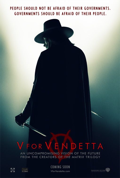 The Geeky Nerfherder Movie Poster Art V For Vendetta (2006)