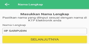 Masukkan nama lengkap Masukkan nama lengkap