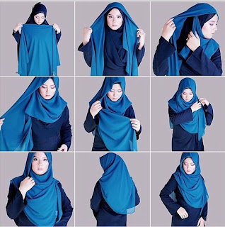 Tutorial Hijab Syari Modern Tutorial Hijab Syari Modern