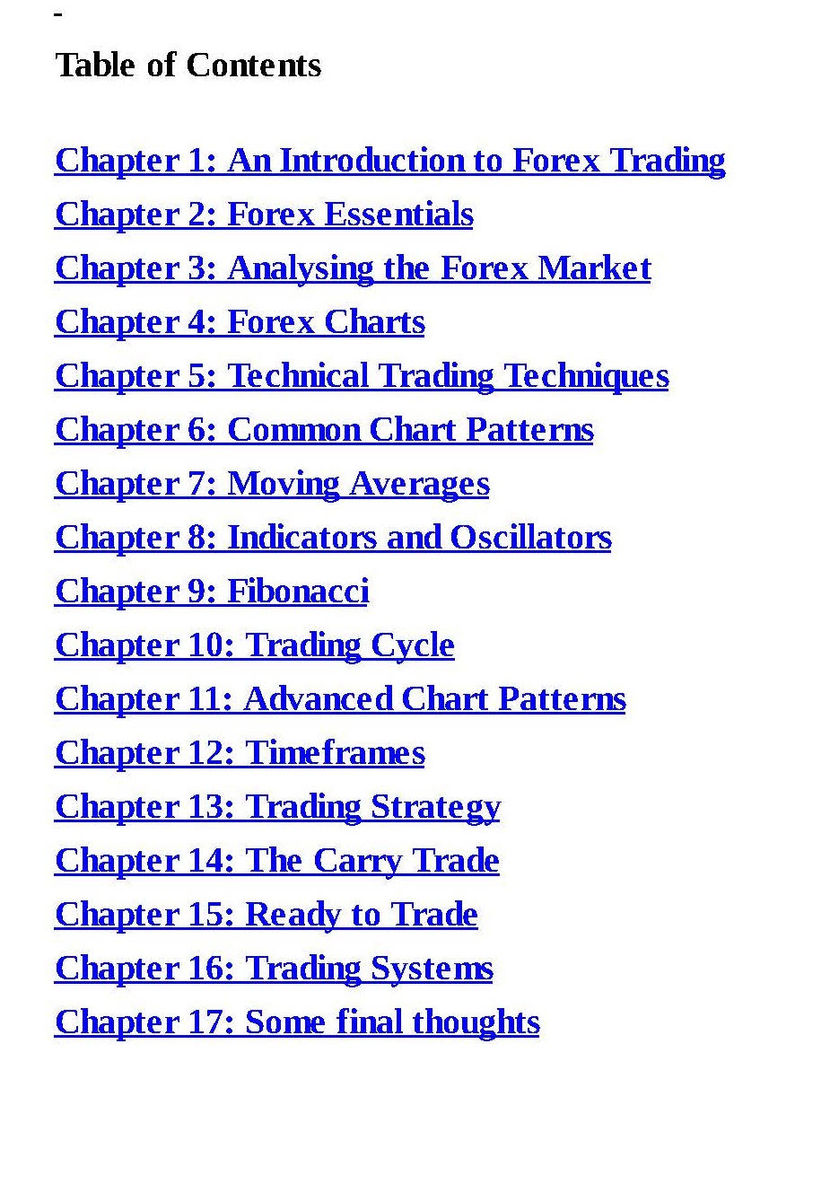 The 10 essentials of forex trading download