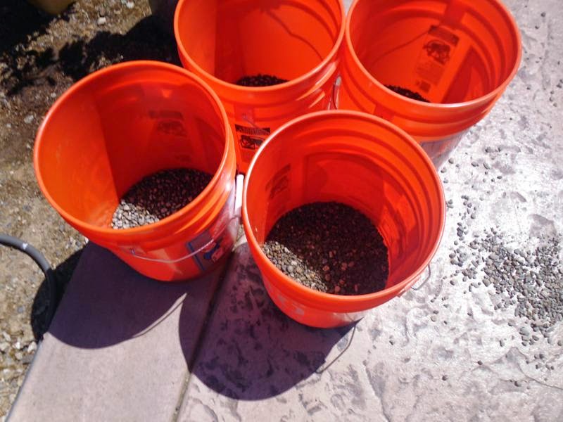 Gravel in the bottom of my containers