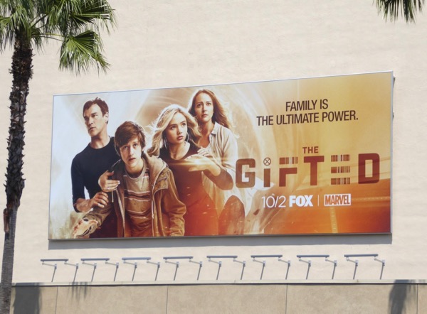 The Gifted series premiere billboard Gifted series premiere billboard