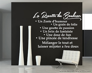 Stickers citations et textes décoratifs -  Decofrance59.com