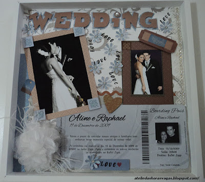 scrapbook wedding