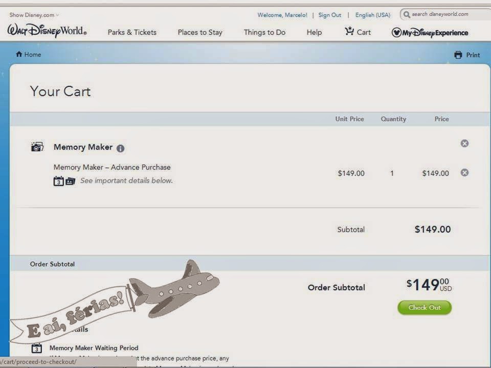Como comprar seu Memory Maker para o Disneyworld E aí, férias!