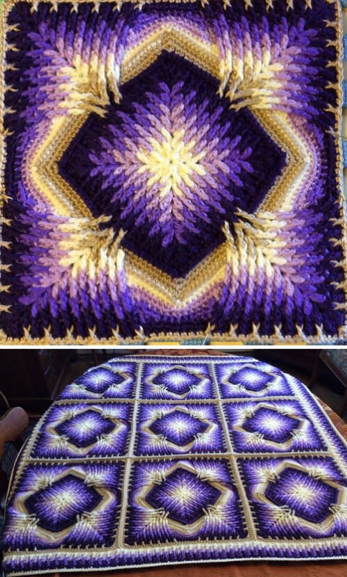 Elements Cal Square - Free Crochet Pattern 