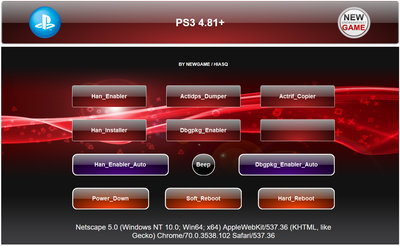 Ps3 hen toolbox mod. Прошивка Hen ps3. Hans 3 игра. Han Enabler. Han install.