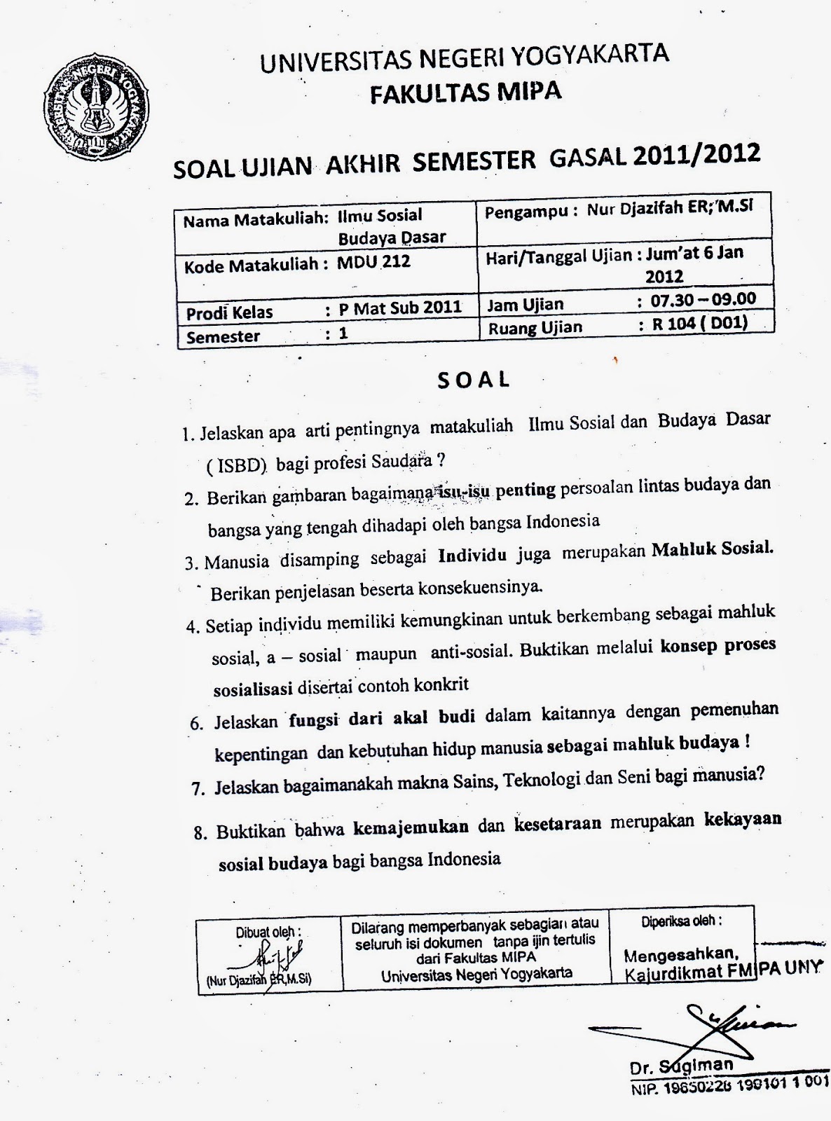 Soal Uts Pendidikan Pancasila - Online Class