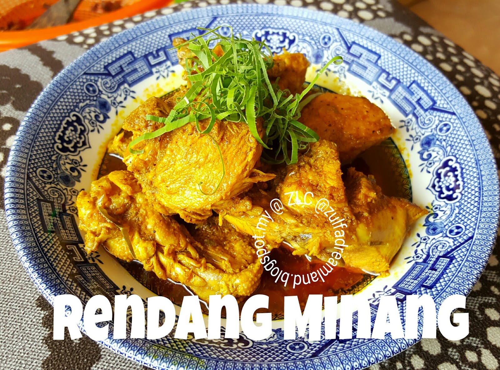ZULFAZA LOVES COOKING Rendang Ayam Minang