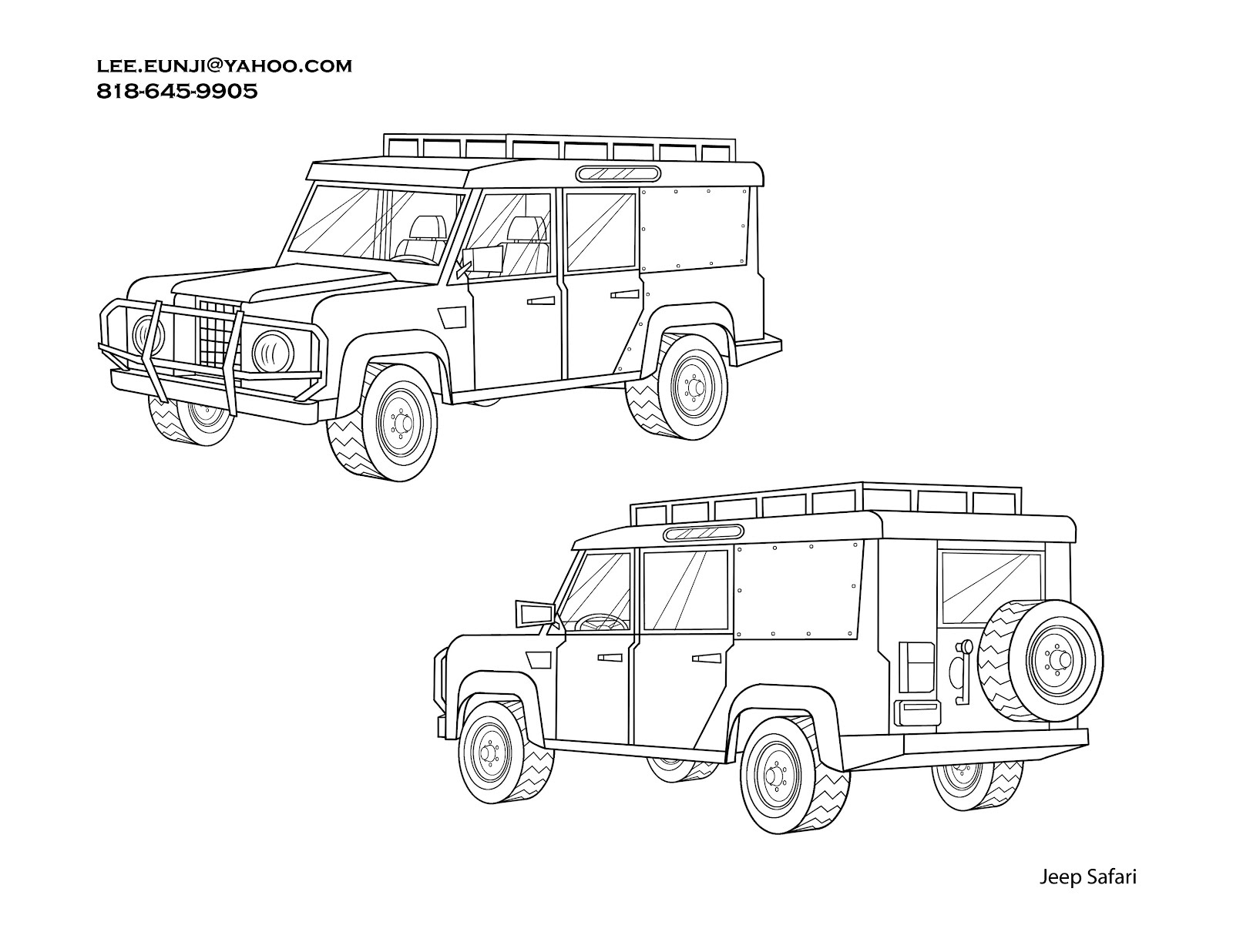 Jeep safari template #1