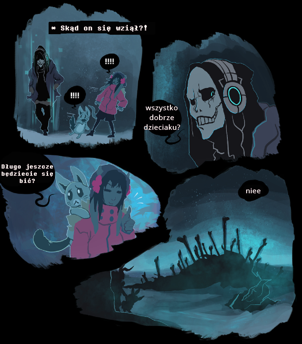 Undertale Fallen Flowers 15 [tłumaczenie PL] Handlarz Iluzji