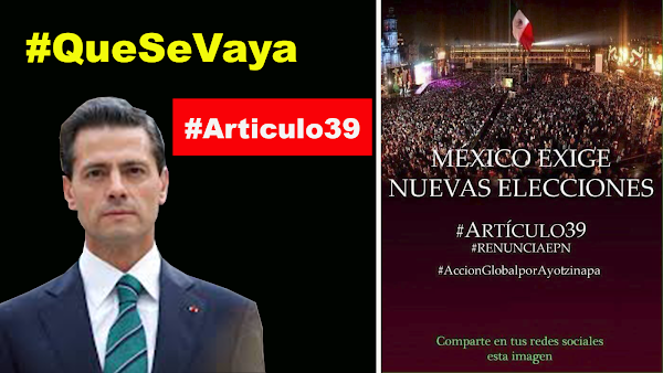 México exige nuevas elecciones ARTICULO 39 de la Constitución Mexicana México exige nuevas elecciones ARTICULO 39 de la Constitución Mexicana