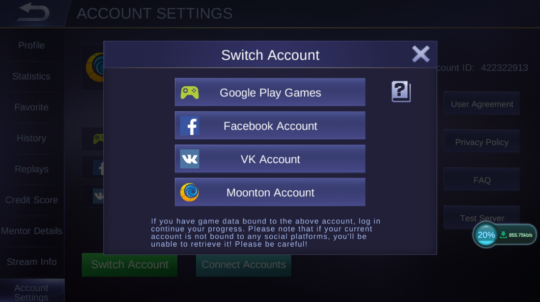 How To Transfer Mobile Legends Account From Old To New Android Smartphone -  TechPinas