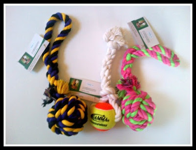 handmade dog rope toys