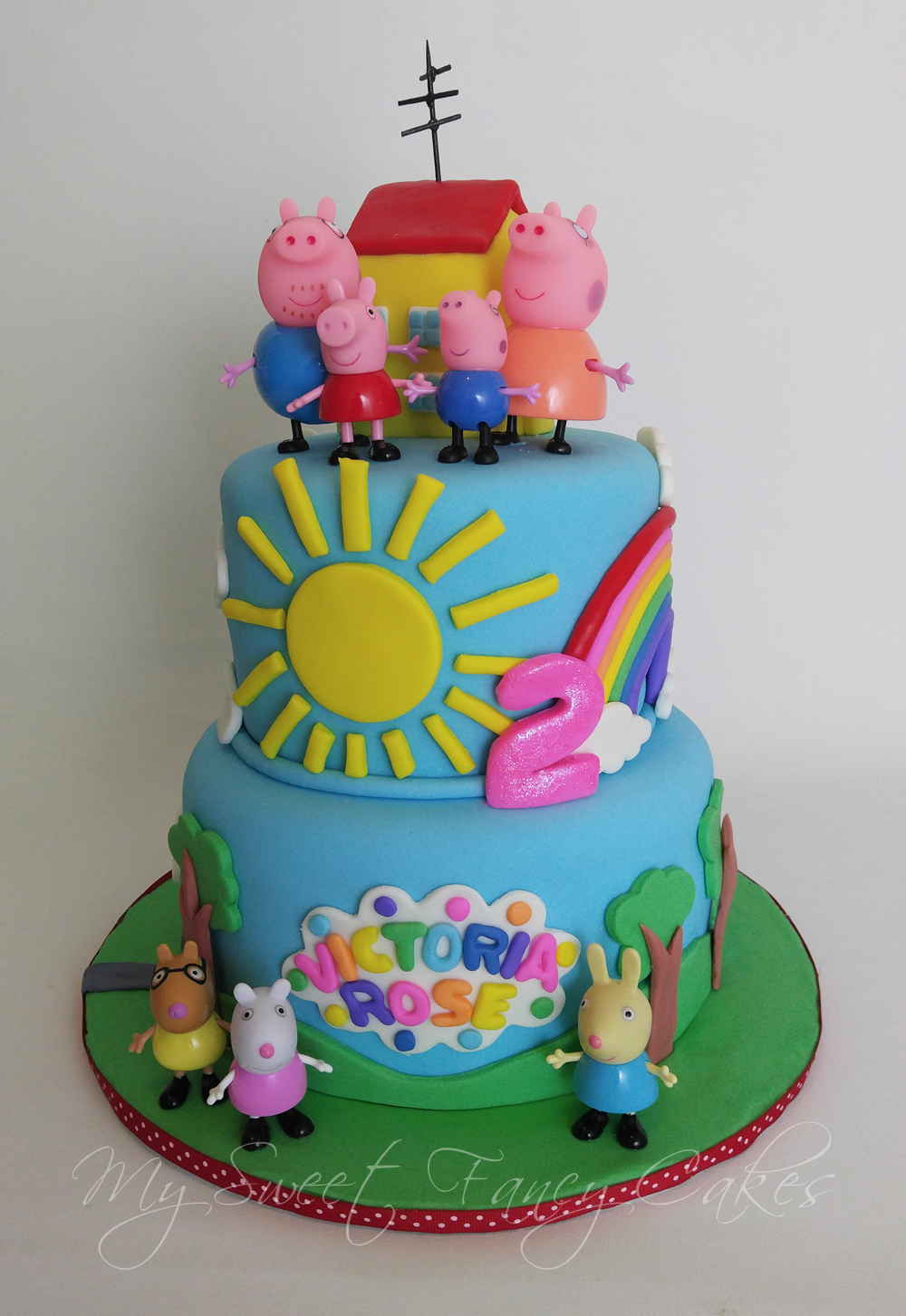 My sweet fancy cakes peppa pig cake