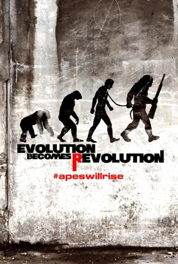 ｃｉａ こちら映画中央情報局です Rise Of The Planet Of The Apes 猿の惑星 シリーズが復活を果たした全米大ヒットの新作 ライズ オブ ザ プラネット オブ ジ エイプス のクールなアートポスターと続編の話題