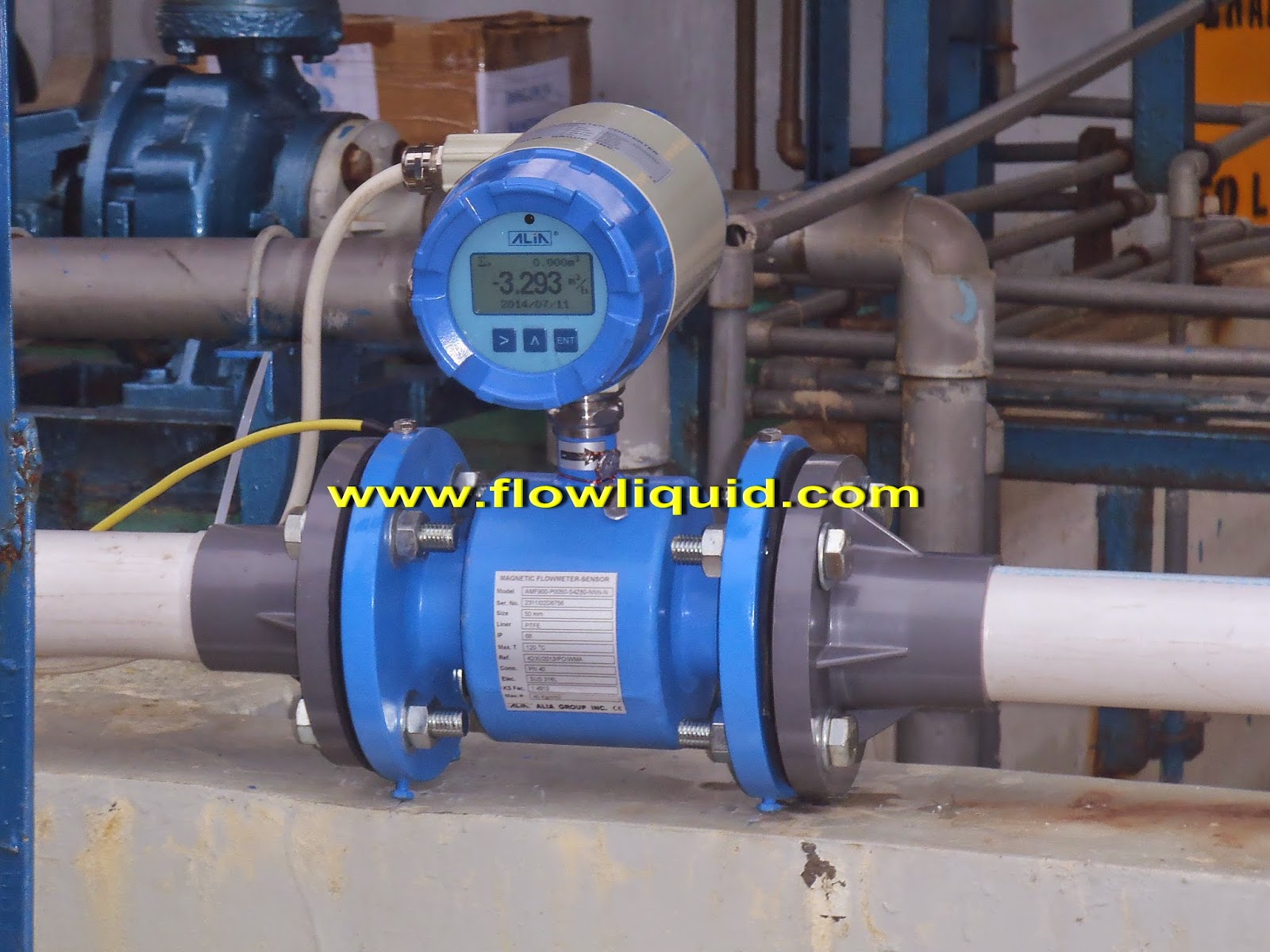 Pemasangan flow meter di PLTU Flow Meter Indonesia