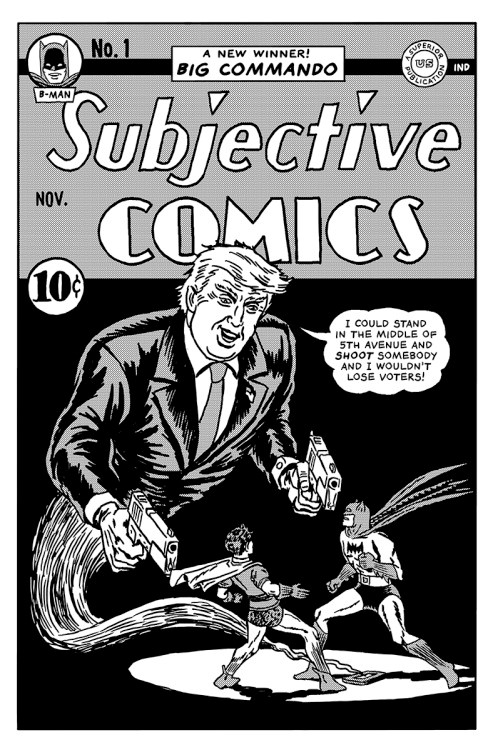 A comic book artist is using trump’s actual words and turning them into superhero parodies As I See It: Comic Book Covers Featuring Donald Trump