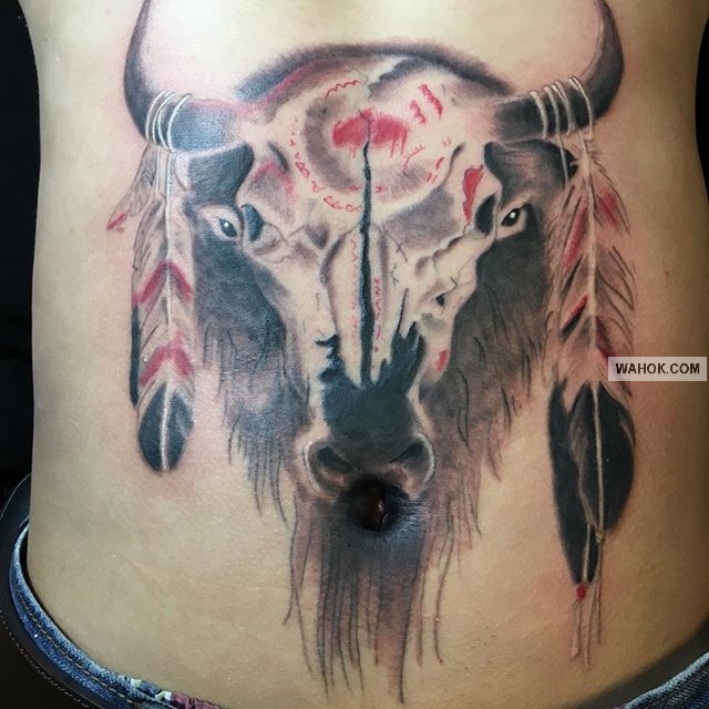 Gambar Tato 3D & Simpel Di Perut Paling Bagus Asli Sangat Keren