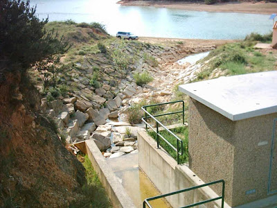 Pantano ,embalse, Pena ,Beceite ,frontera ,Valderrobres, túnel Parrizal