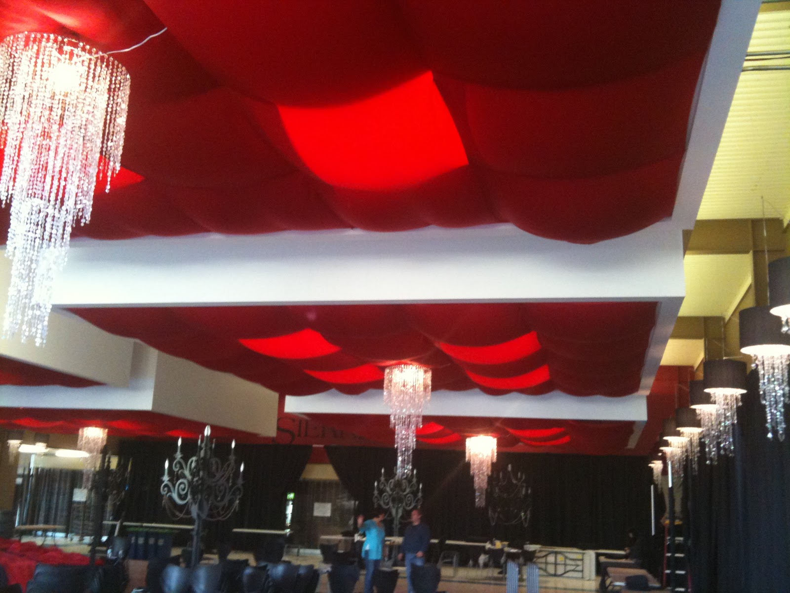 Studio B Event Designs WHAT TO DO WITH UGLY CEILINGS?