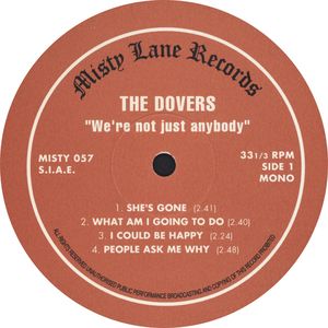 The Dovers - We're Not Just Anybody - Singles (1965-1966) (2001 USA)