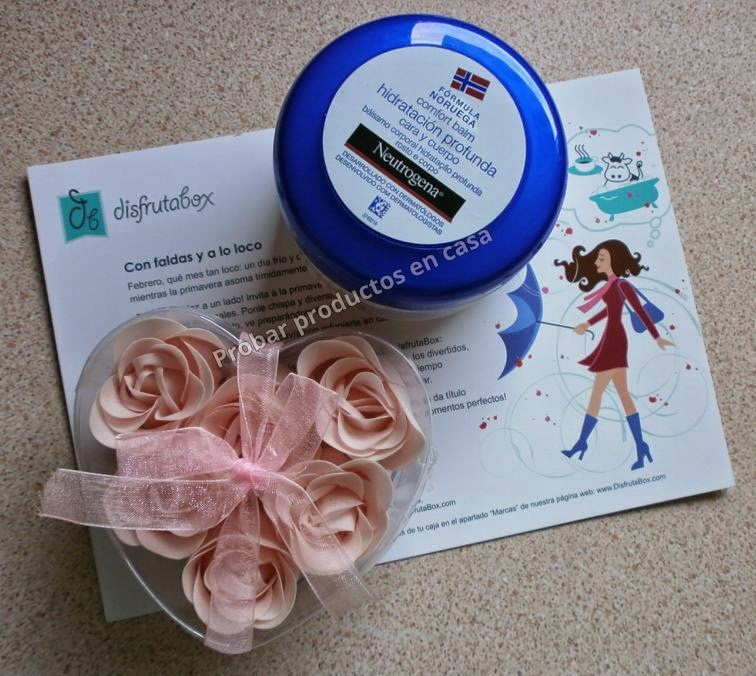 Disfrutabox: Neutrogena y corazón pétalos Disfrutabox: Neutrogena y croazón pétalos