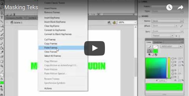 adobe flash cs6 tutorial video