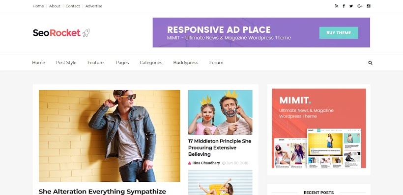 SeoRocket Free Blogger Template