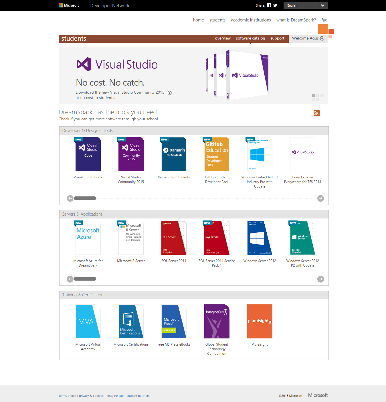 Cara Mendaftar dan Aktivasi Microsoft Dreamspark Agus Prasetiyo