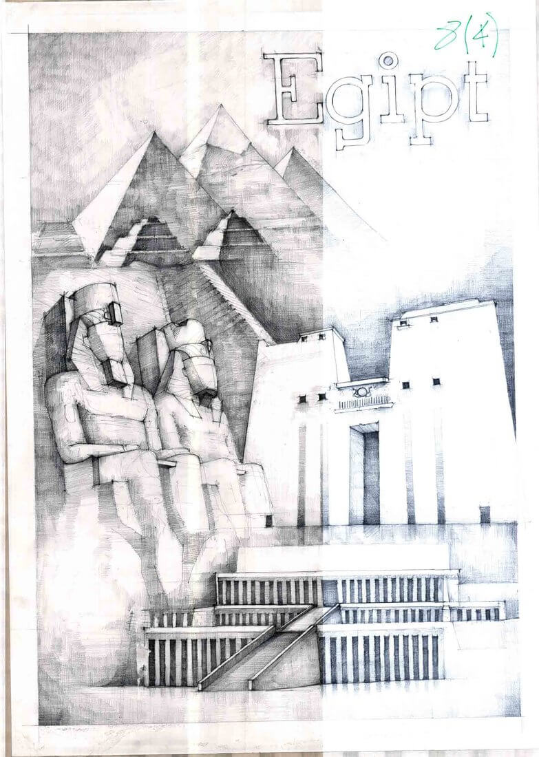 08-History-of-Egypt-Vlad-Bucur-The History-of-Architecture-in-Drawings-www-designstack-co