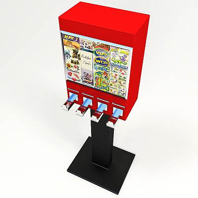 ImAnEE: Roger Gordon and the Newspaper and Sticker Vending Machine Projects