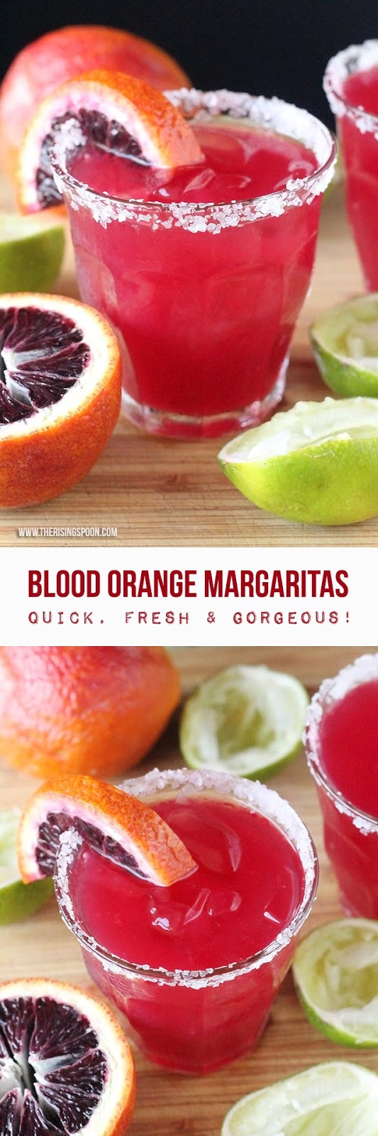 Blood Orange Margaritas The Rising Spoon