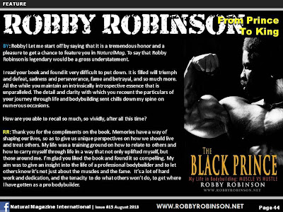 ROBBY'S BLACK PRINCE BOOK ▶ www.robbyrobinson.net/books.php