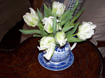 French Tulips in Blue and White