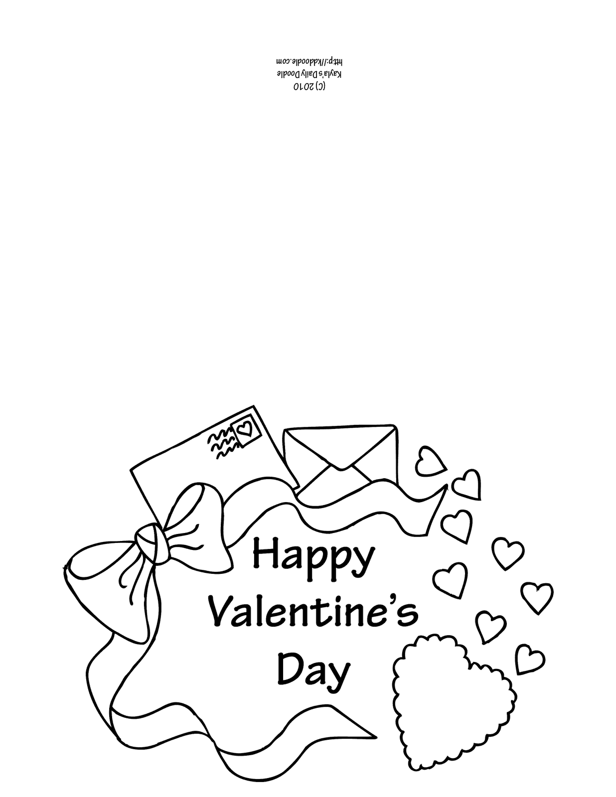 Printable Valentine Card To Color Printable Word Searches