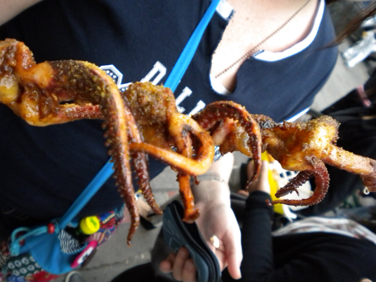 it's a beautiful life: Squid on a Stick...yummy?
