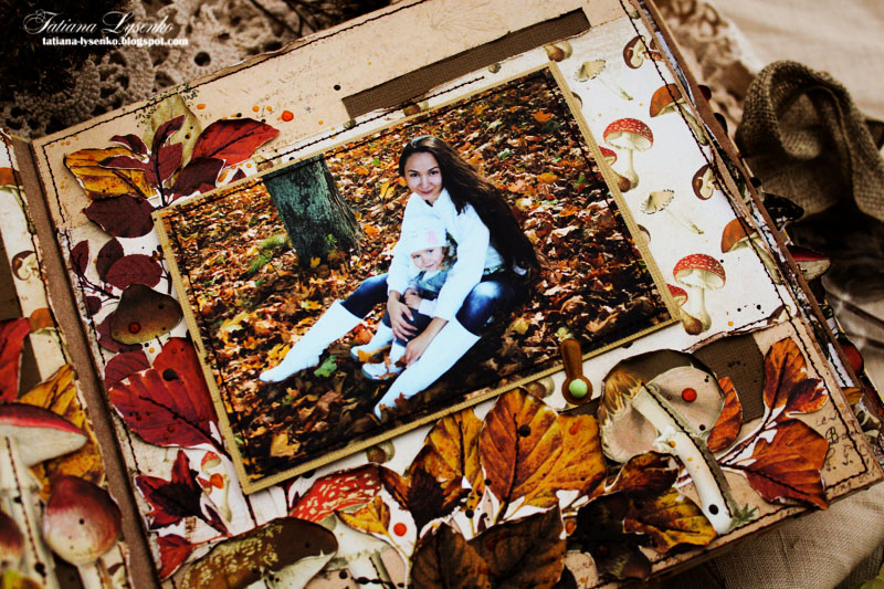 Scrap Space: Теплые краски октября - вдохновение от Татьяны Лысенко