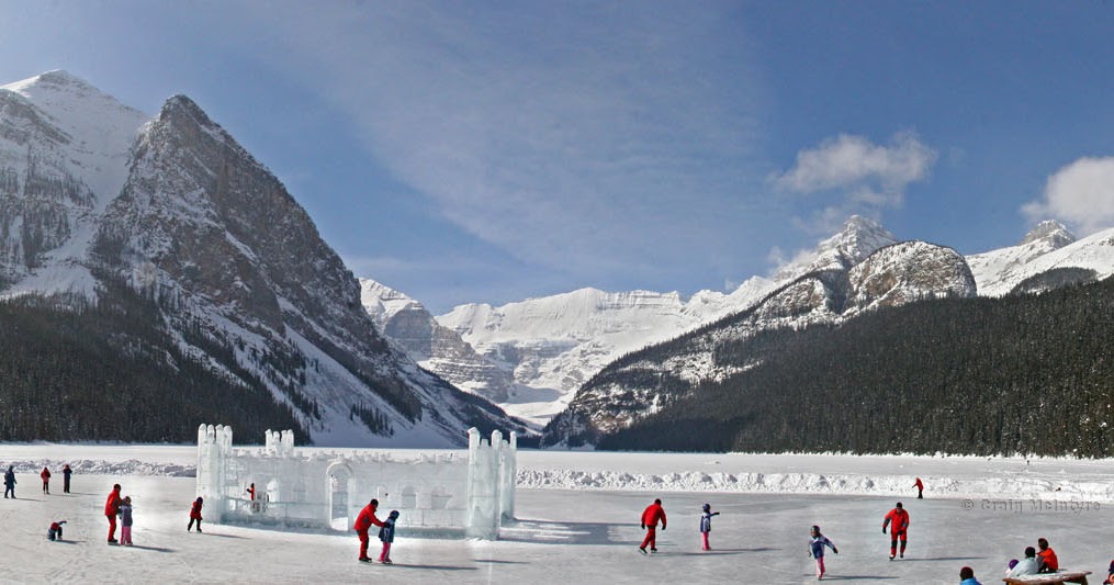 Канада Lake Louise зимой