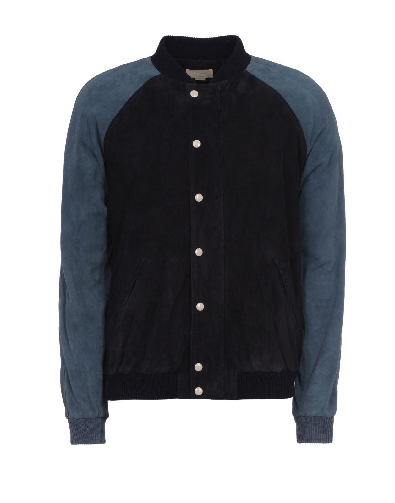 BAND-A-HOLICS: BAND OF OUTSIDERS Classic Suede Baseball Jacket SS12