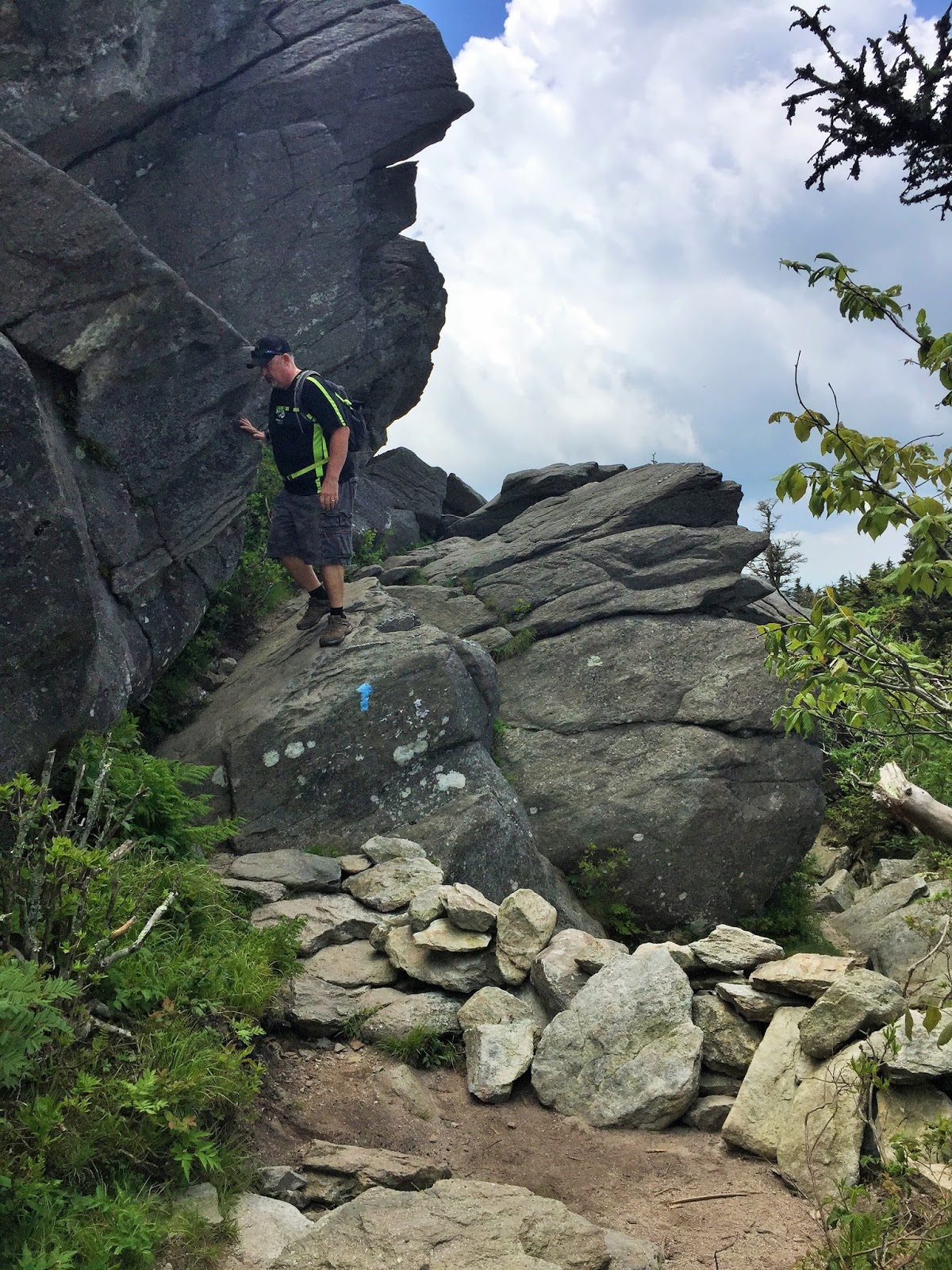 Down the Road Chutes & Ladders Hike on Grandfather Mountain NC