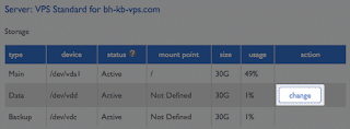 disk management change