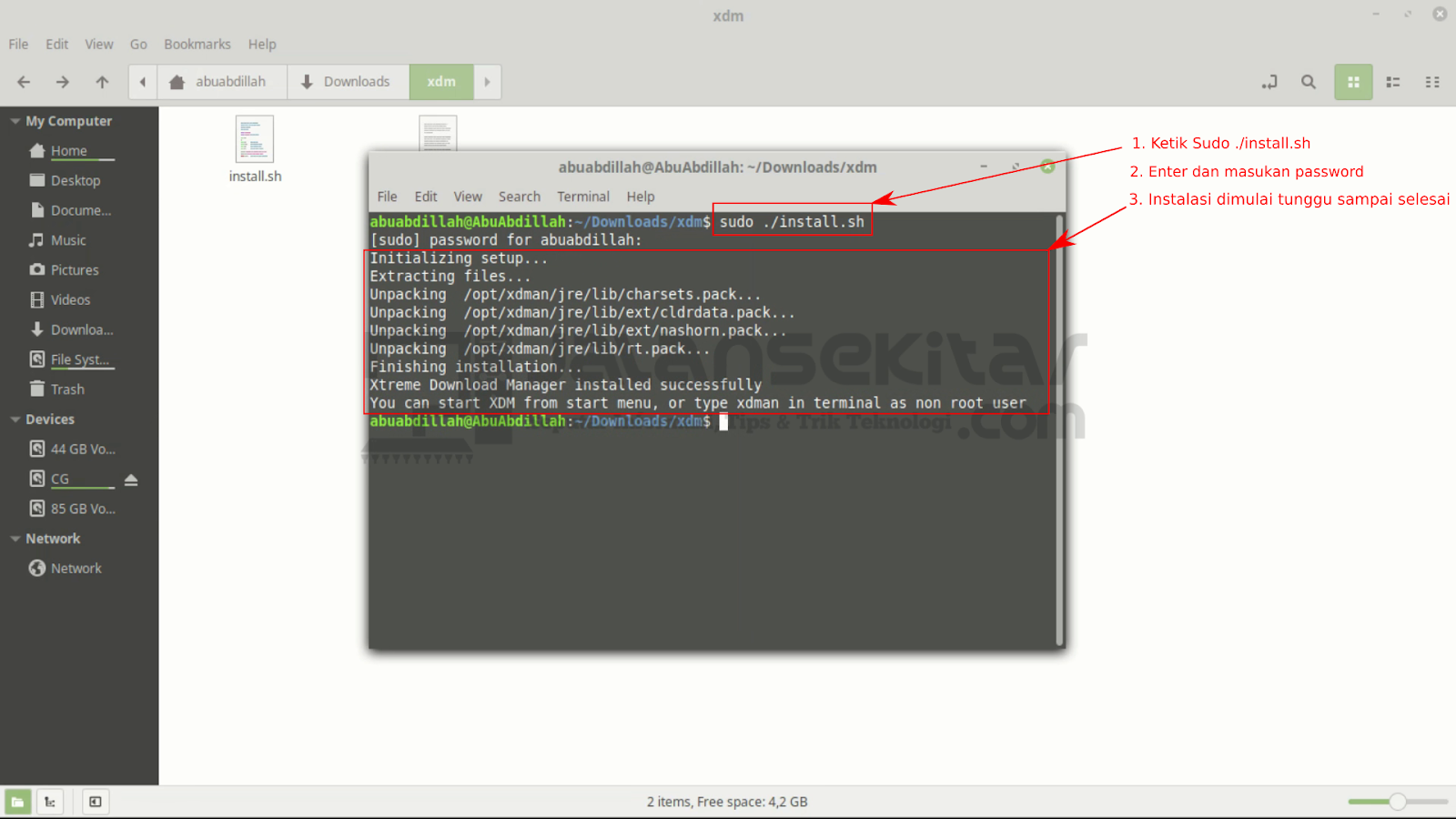 Cara Install XDM di Linux Mint | Software Download Tercepat di Linux