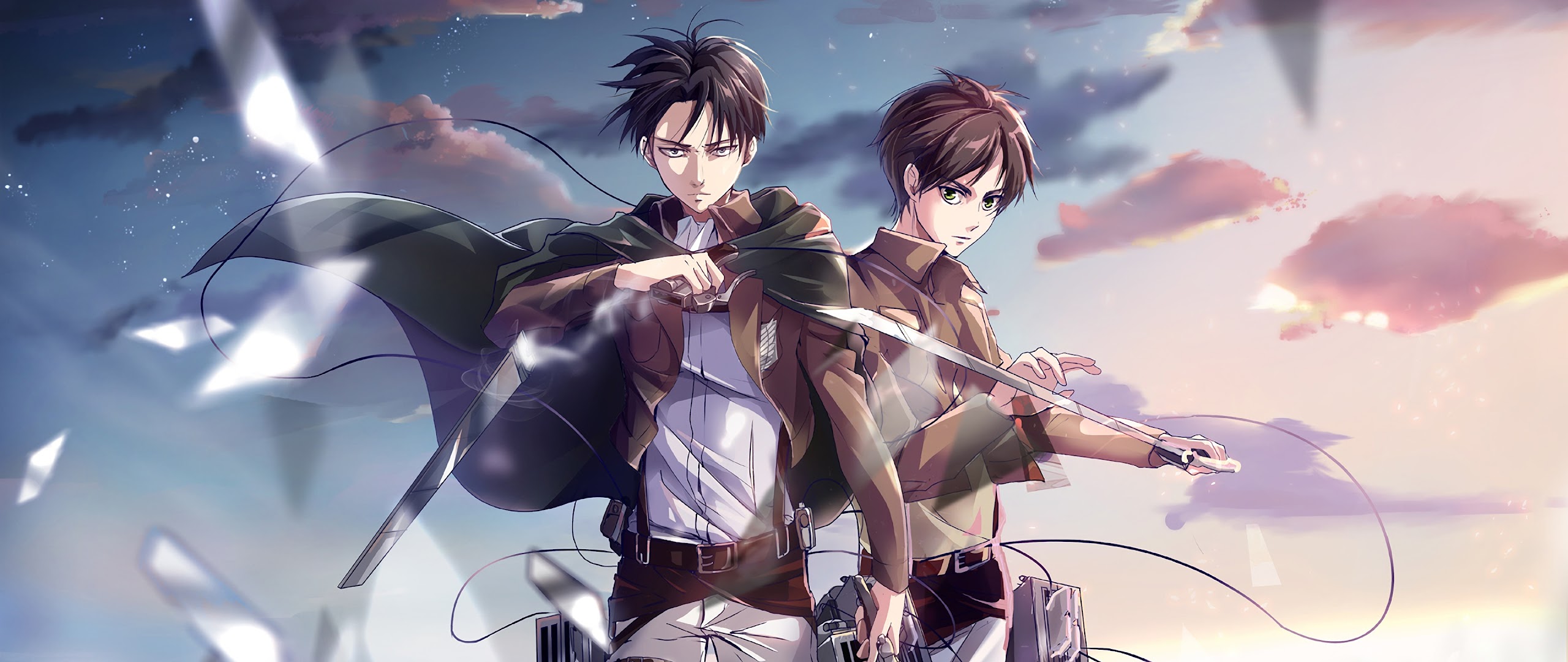 Levi And Eren Attack On Titan 4k Wallpaper 126