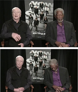 Morgan Freeman, Sleeping, Morgan Freeman falls asleep during TV interview, Now You See Me,