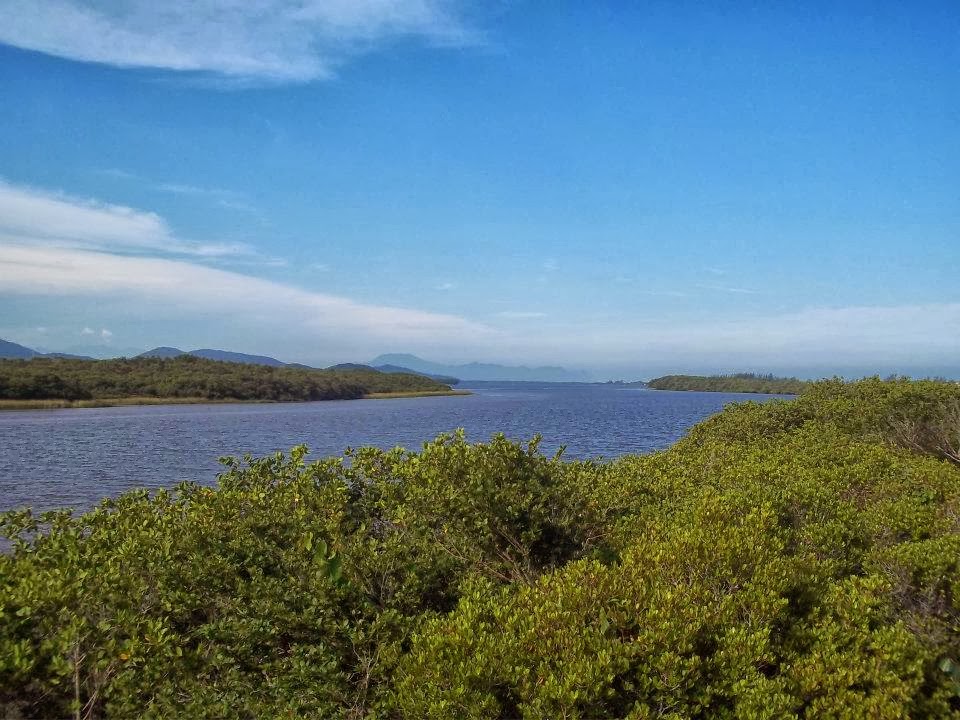Mar Pequeno entre Ilha Comprida e Iguape