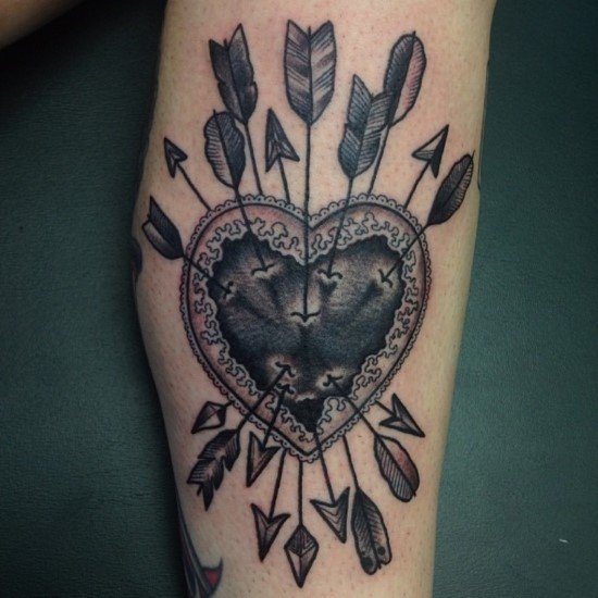Tatuagens de coração Tatuagens de coração