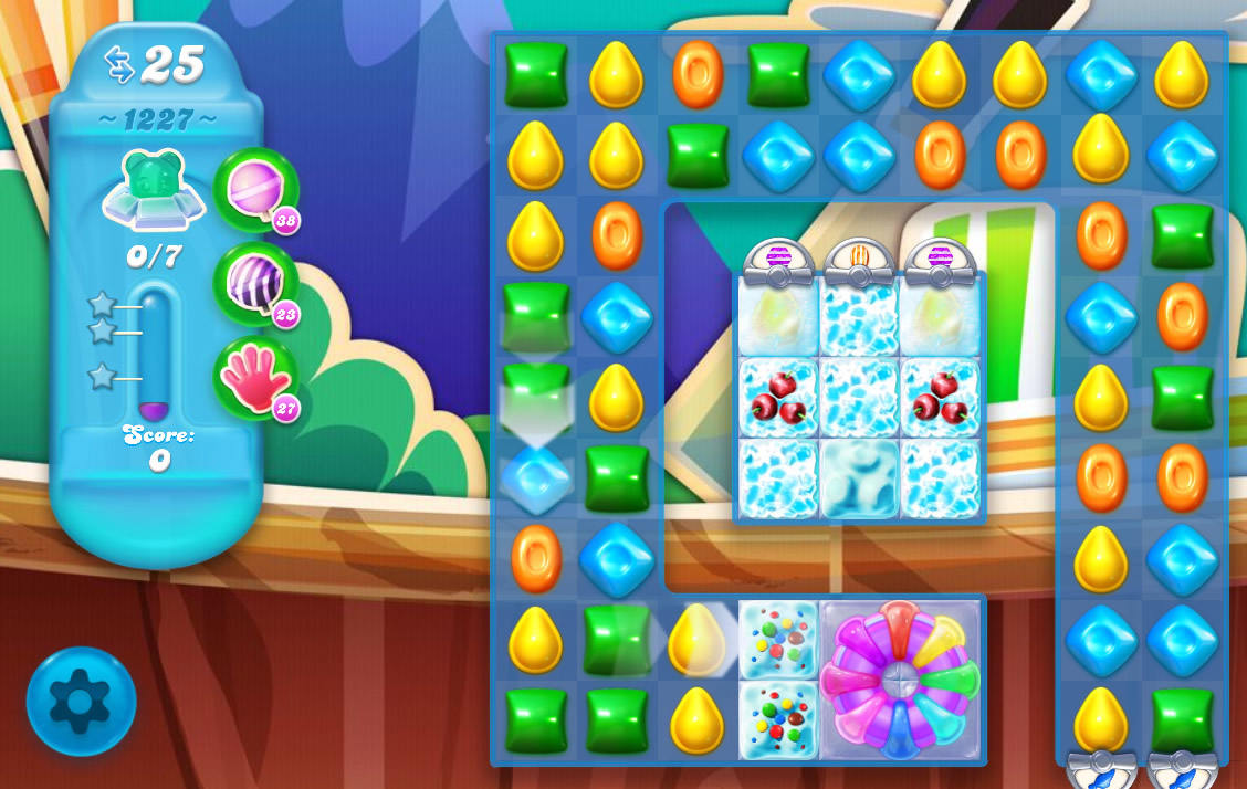 Candy Crush Soda Saga level 1227 Candy Crush Soda Saga level 1227